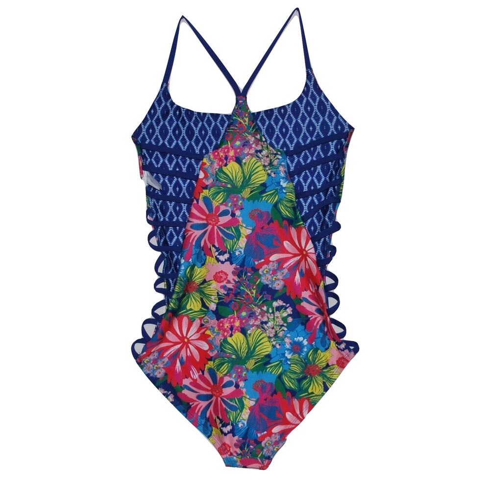 NWT LG Girls 1 PC Bathing Suit - Social Angel